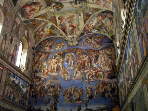 Capela Sistina, Vaticano, Roma, Itália. Author and Copyright Marco Ramerini