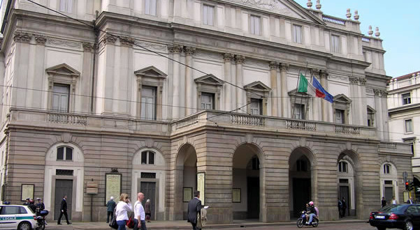 Teatro alla Scala, Milão, Itália. Autore e Copyright Marco Ramerini