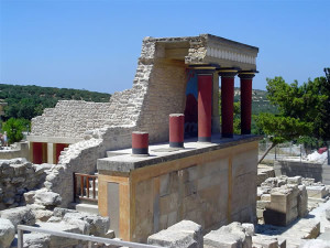 Cnossos, Creta, Grécia. Autor e Copyright Luca di Lalla