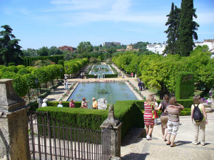 Jardines del Alcázar, Cordoba, Andaluzia, Espanha. Author and Copyright Liliana Ramerini