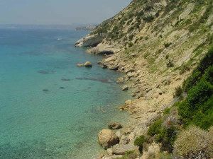A costa perto de Koroni, Cefalônia, Ilhas Jónicas, Grécia. Author and Copyright Niccolò di Lalla