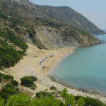 A praia de Koroni, Cefalônia, Ilhas Jónicas, Grécia. Author and Copyright Niccolò di Lalla