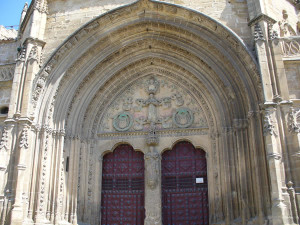 Puerta del obispo, Iglesia de San Pablo, Ubeda, Andaluzia, Espanha. Author and Copyright Liliana Ramerini
