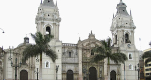 Catedral, Lima, Peru. Author Victoria Alexandra González Olaechea Yrigoyen. Licensed under the Creative Commons Attribution-Share Alike