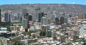La Paz, Bolívia. Author Paul Richter. Licensed under the Creative Commons Attribution-Share Alike
