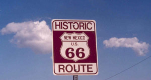 Route 66, New Mexico, Estados Unidos. Author US Gov. No Copyright