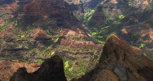 Waimea Canyon, Kauai, Havaí. Author Christopher. Licensed under the Creative Commons Attribution.