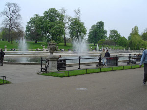 Jardins italianos, Kensington Gardens, Londres, Reino Unido. Autor e Copyright Niccolò di Lalla