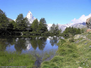 Grindjisee, Zermatt, Suiça. Autor e Copyright Marco Ramerini.