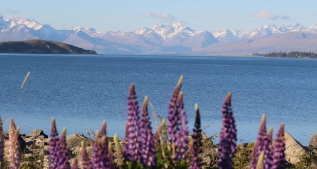 Lake Tekapo, Nova Zelândia. Autor e Copyright Marco Ramerini