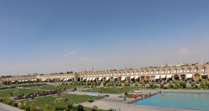 Praça de Naqsh-e Jahan, Isfahan, Irã. Autor e Copyright Marco Ramerini,