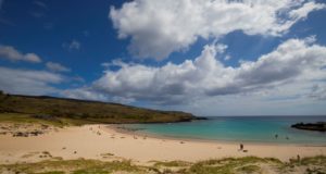 Anakena, Ilha de Páscoa, Chile. Autor e Copyright Marco Ramerini