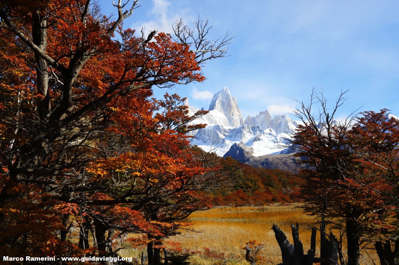 Monte Fitz Roy, Parque Nacional Los Glaciares, Argentina. Autor e Copyright Marco Ramerini