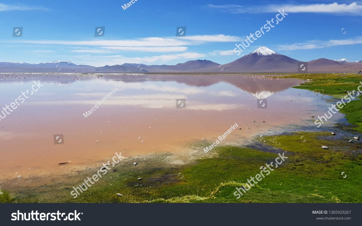 Laguna Colorada, Bolívia. Autor e Copyright Marco Ramerini
