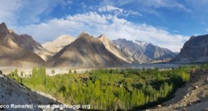 Cones de Passu, Hunza Valley, Paquistão. Autor e Copyright Marco Ramerini