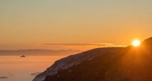 Sol da meia-noite, Groenlândia. Autor e Copyright Marco Ramerini