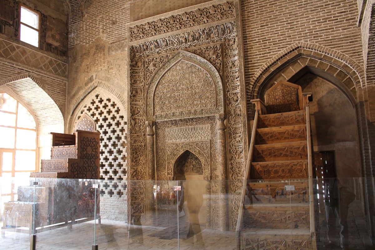 Mehrab Uljayto, Grande Mesquita (Mesquita Jāmeh), Isfahan, Irã. Autor e Copyright Marco Ramerini
